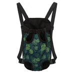 Monstera Palm Leaves Pattern Print Pet Carrier Backpack