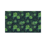 Monstera Palm Leaves Pattern Print Polyester Flag