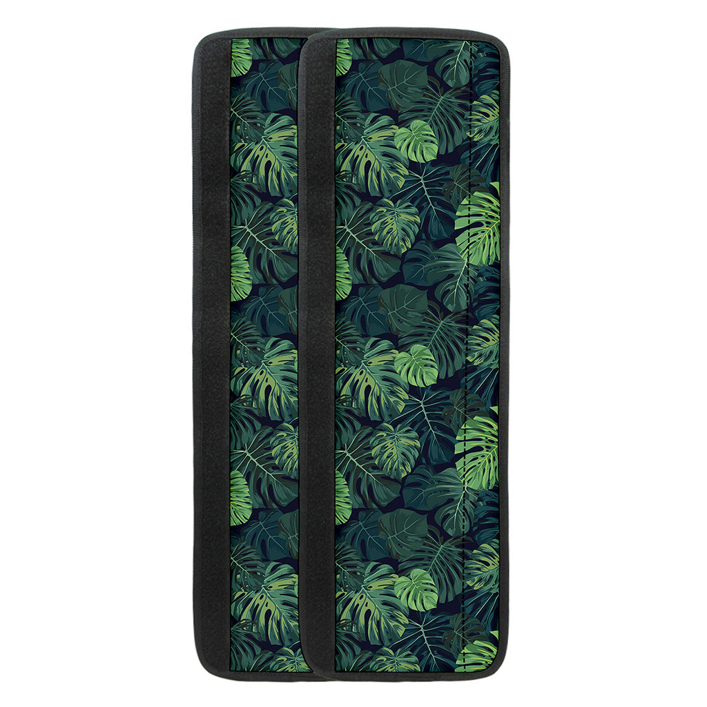 Monstera Palm Leaves Pattern Print Refrigerator Handle Covers