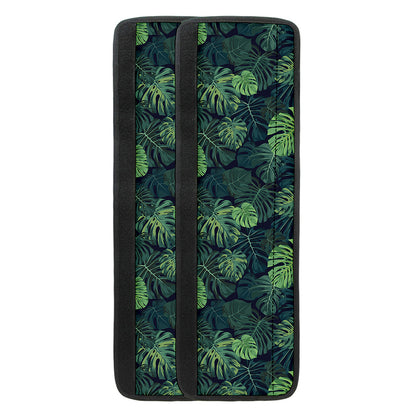 Monstera Palm Leaves Pattern Print Refrigerator Handle Covers