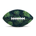 Monstera Palm Leaves Pattern Print Rugby Ball