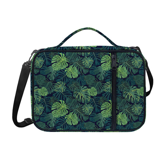 Monstera Palm Leaves Pattern Print Shoulder Strap Bible Bag