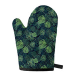 Monstera Palm Leaves Pattern Print Single Oven Mitt