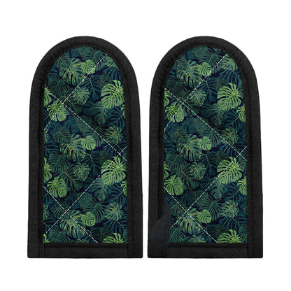 Monstera Palm Leaves Pattern Print Skillet Handle Cover