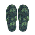 Monstera Palm Leaves Pattern Print Slippers