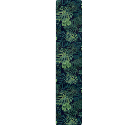 Monstera Palm Leaves Pattern Print Table Runner