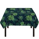 Monstera Palm Leaves Pattern Print Tablecloth