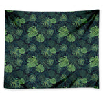 Monstera Palm Leaves Pattern Print Tapestry