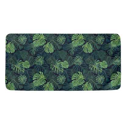 Monstera Palm Leaves Pattern Print Towel
