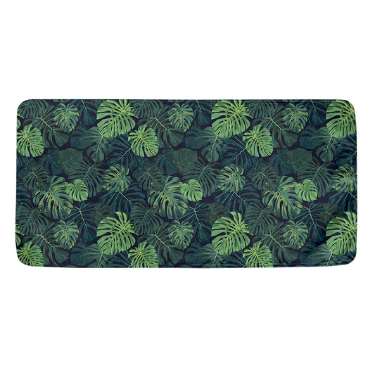 Monstera Palm Leaves Pattern Print Towel