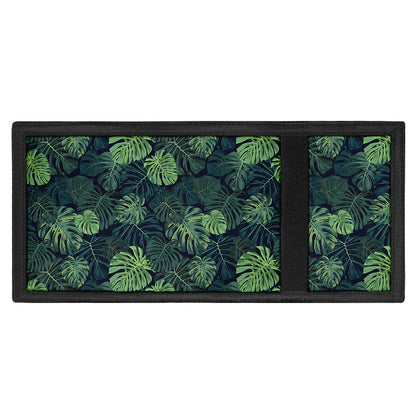Monstera Palm Leaves Pattern Print Trifold Wallet