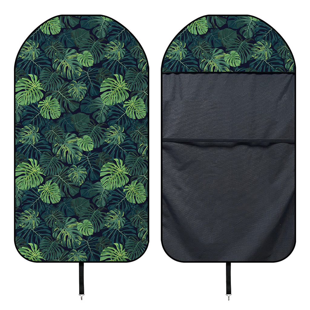 Monstera Palm Leaves Pattern Print Waterproof Car Seat Cover