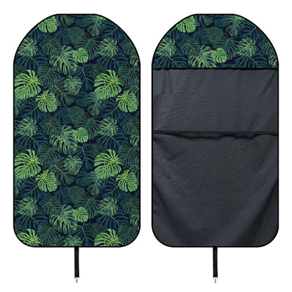 Monstera Palm Leaves Pattern Print Waterproof Car Seat Cover