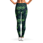 Monstera Palm Leaves Pattern Print Women's Leggings