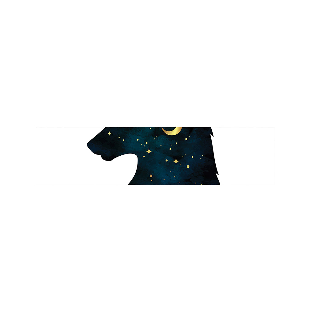 Moon And Stars Wolf Spirit Print Bed Runner