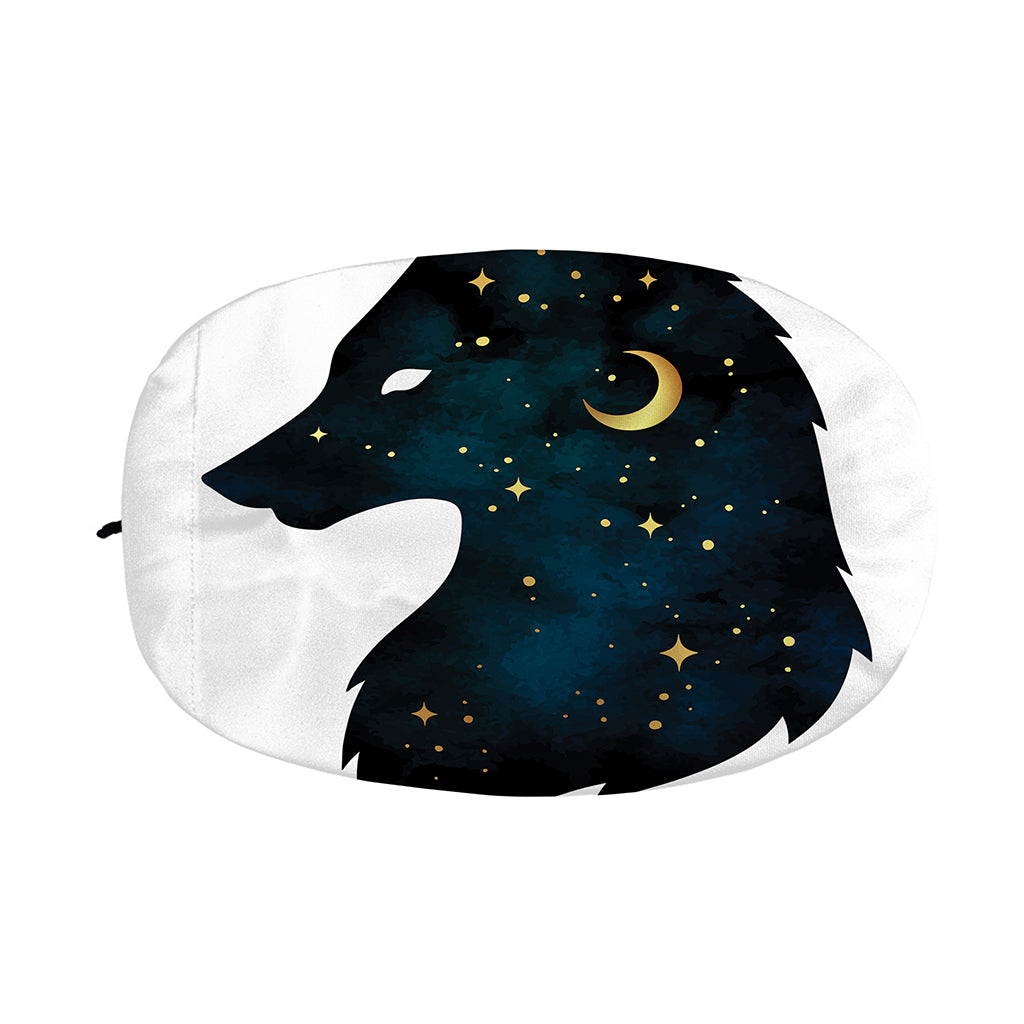 Moon And Stars Wolf Spirit Print Car Side Mirror Covers