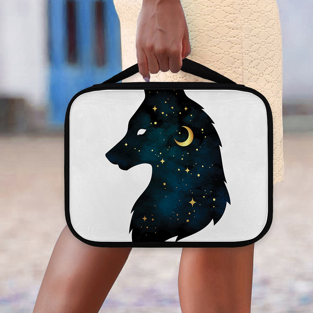 Moon And Stars Wolf Spirit Print Classic Bible Case
