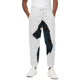 Moon And Stars Wolf Spirit Print Cotton Sweatpants