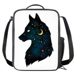 Moon And Stars Wolf Spirit Print Crossbody Lunch Bag