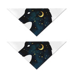 Moon And Stars Wolf Spirit Print Dog Bandana