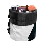 Moon And Stars Wolf Spirit Print Drawstring Makeup Bag
