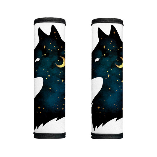 Moon And Stars Wolf Spirit Print Handle Covers