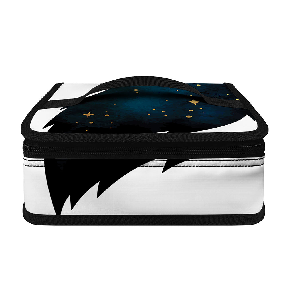 Moon And Stars Wolf Spirit Print Small Lunch Bag