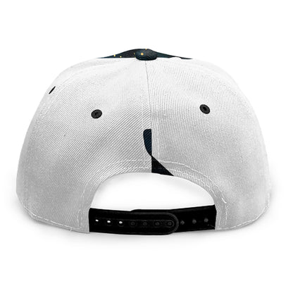 Moon And Stars Wolf Spirit Print Snapback Cap