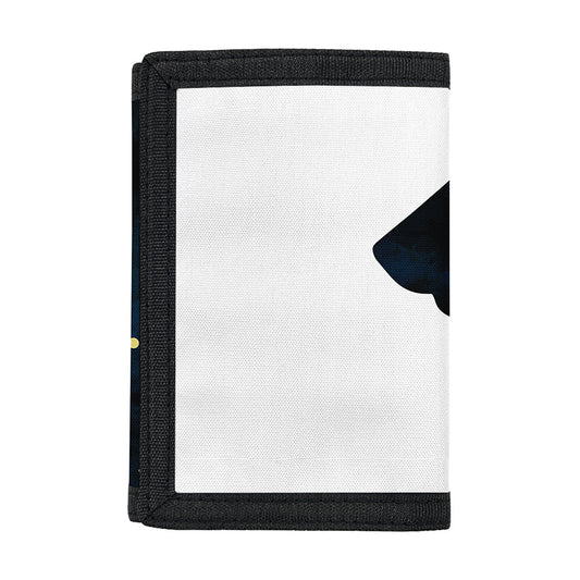 Moon And Stars Wolf Spirit Print Trifold Wallet
