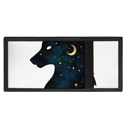 Moon And Stars Wolf Spirit Print Trifold Wallet