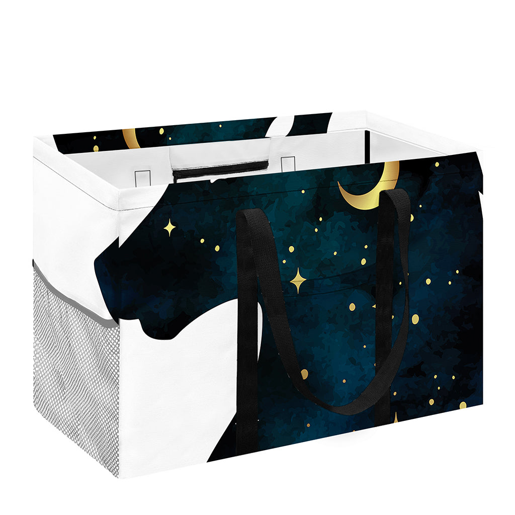 Moon And Stars Wolf Spirit Print Utility Tote Bag