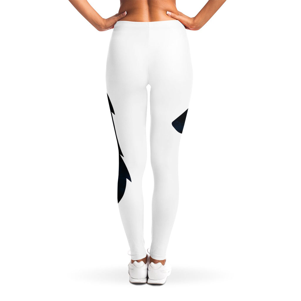 Moon And Stars Wolf Spirit Print Women's Leggings