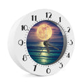 Moon Beach Print Alarm Clock