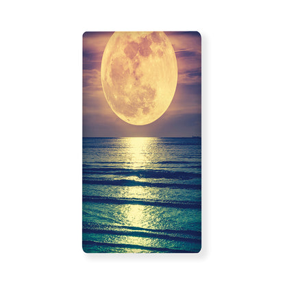 Moon Beach Print Baby Crib Sheet