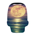 Moon Beach Print Baby Seat Cover