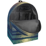 Moon Beach Print Backpack