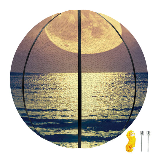 Moon Beach Print Basketball