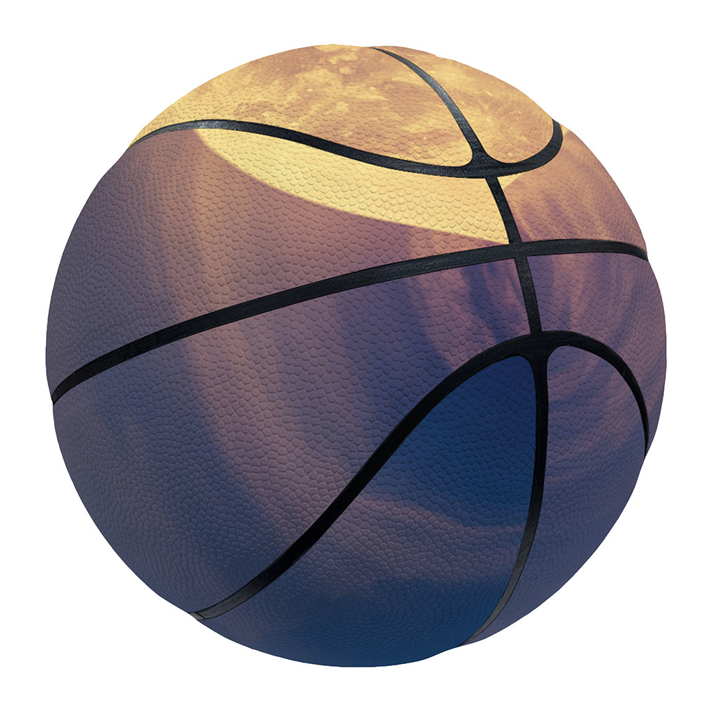 Moon Beach Print Basketball