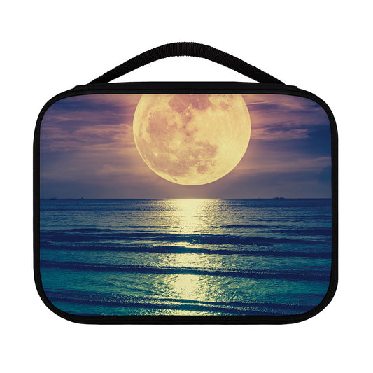 Moon Beach Print Classic Bible Case
