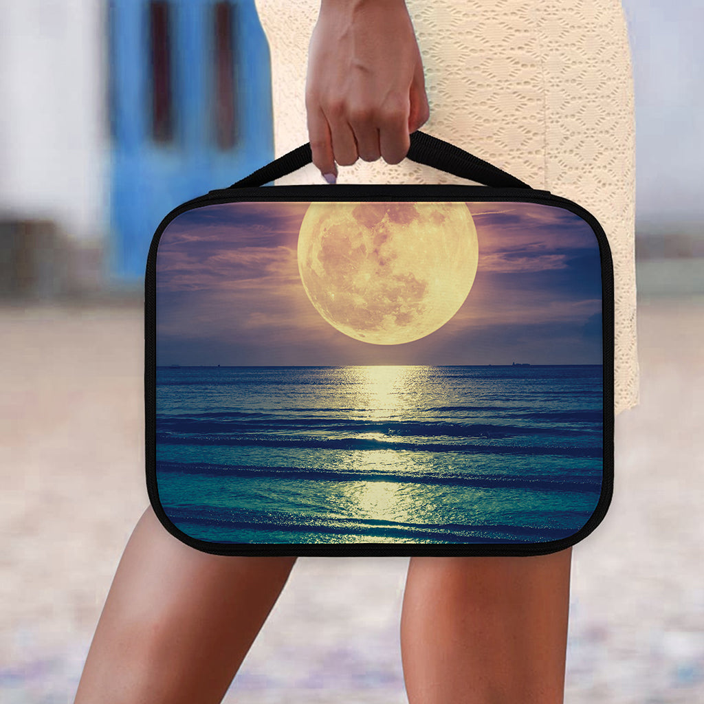 Moon Beach Print Classic Bible Case