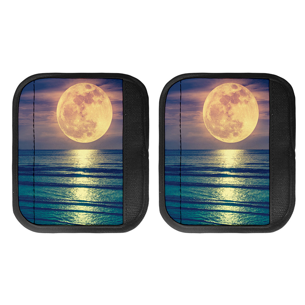 Moon Beach Print Handle Covers