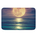 Moon Beach Print Indoor Door Mat