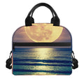 Moon Beach Print Insulated Lunch Bag