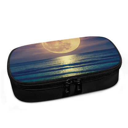 Moon Beach Print Insulin Cooler Travel Case
