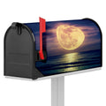 Moon Beach Print Mailbox Cover