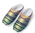 Moon Beach Print Mesh Casual Shoes