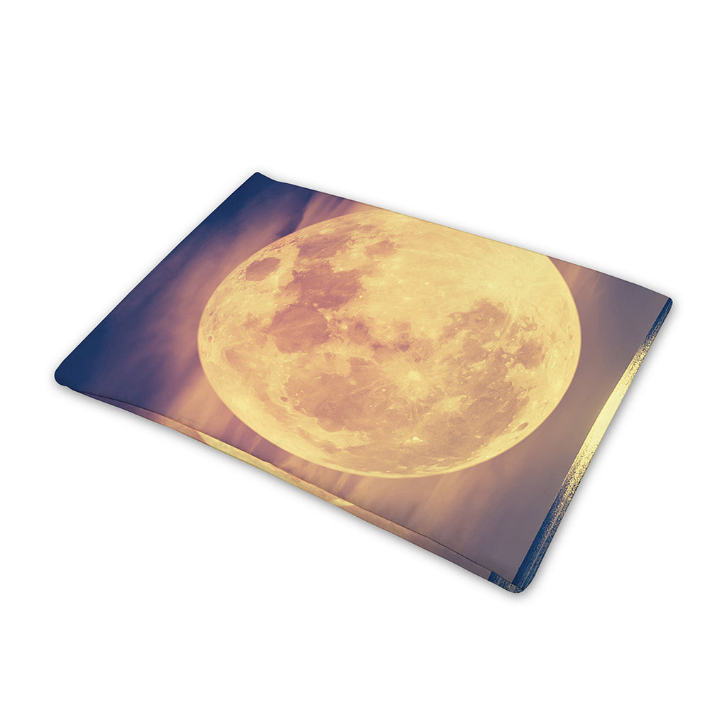 Moon Beach Print Pet Cooling Mat Cover