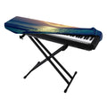 Moon Beach Print Piano Keyboard Cover