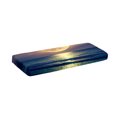 Moon Beach Print Piano Keyboard Cover