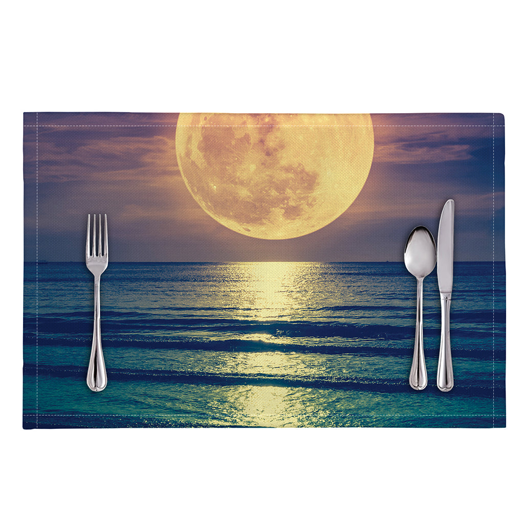 Moon Beach Print Placemat